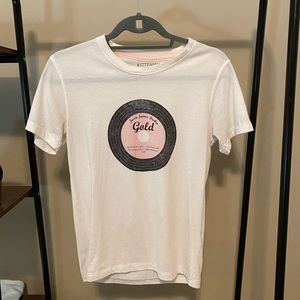 KITTENISH - White record tee shirt